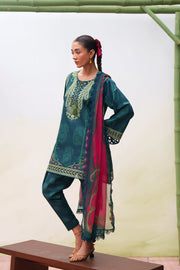 Saira Rizwan Laanem Embroidered Lawn Unstitched 3Pc Suit SRL26-01B NAYRA