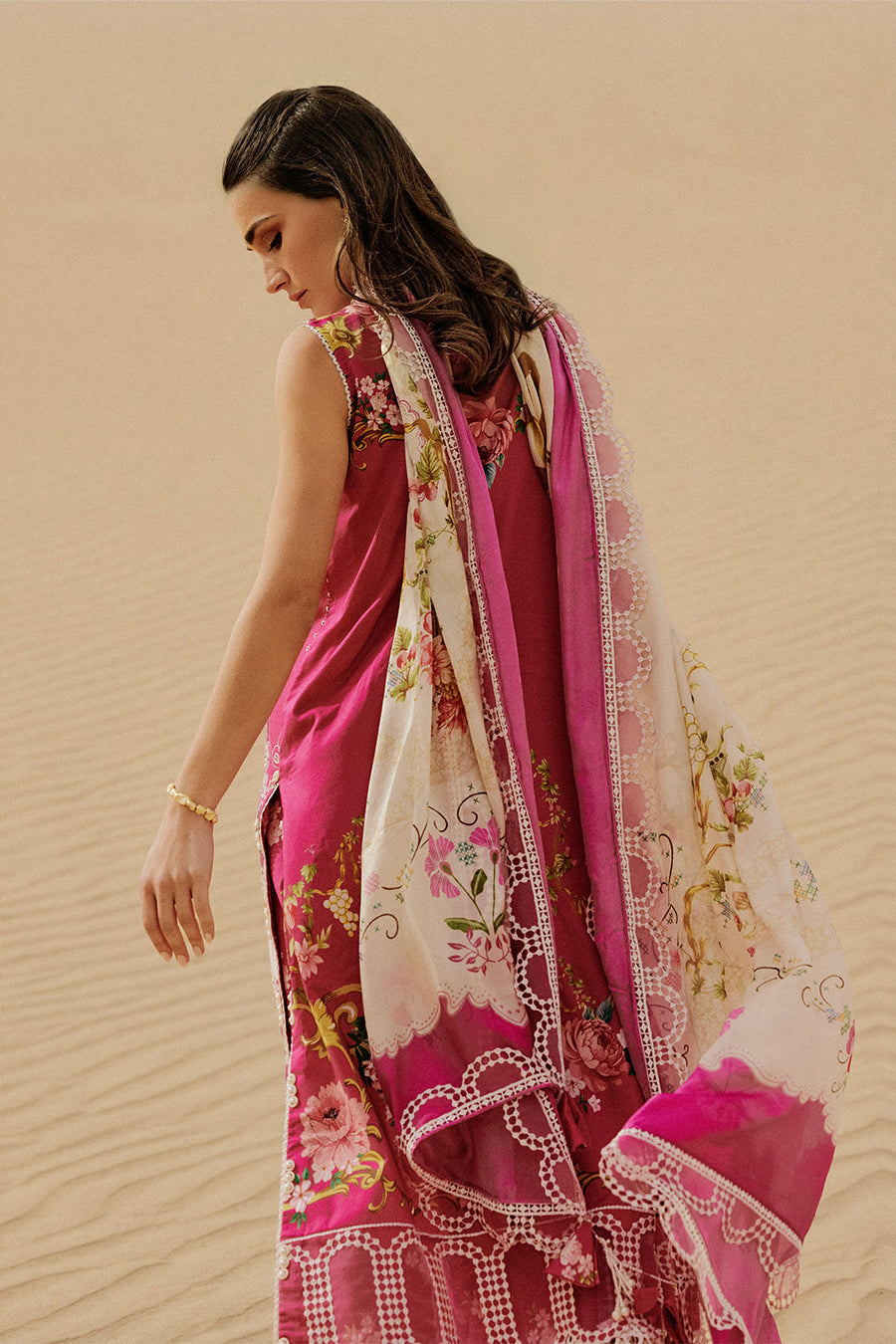 Saira Rizwan Embroidered Luxury Lawn Unstitched 3Pc Suit SRL26-02 ZUMAR