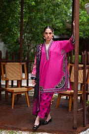 Saira Rizwan Laanem Embroidered Lawn Unstitched 3Pc Suit SRL26-02A AMARA
