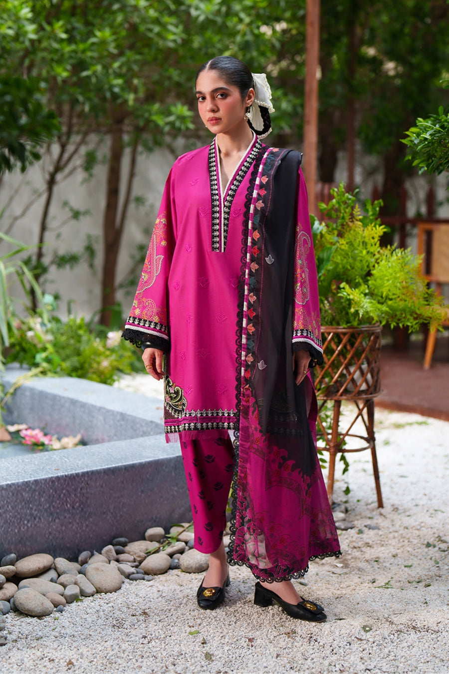 Saira Rizwan Laanem Embroidered Lawn Unstitched 3Pc Suit SRL26-02A AMARA