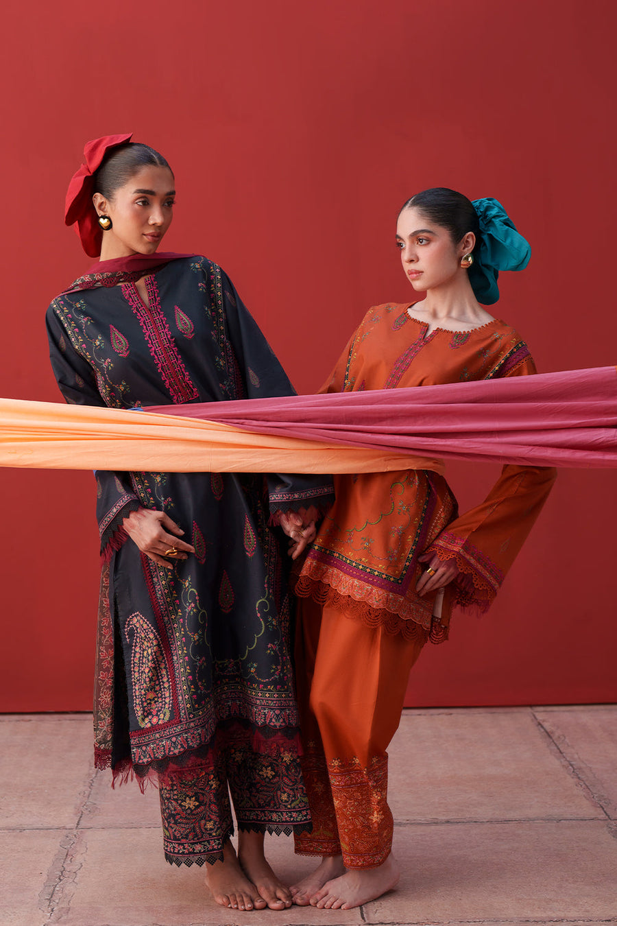 Saira Rizwan Laanem Embroidered Lawn Unstitched 3Pc Suit SRL26-03B AZAI