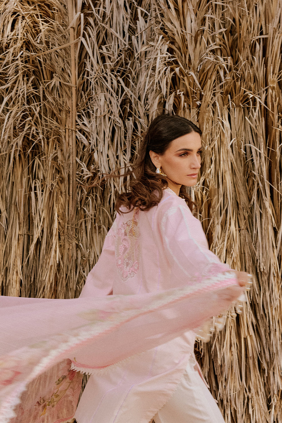 Saira Rizwan Embroidered Luxury Lawn Unstitched 3Pc Suit SRL26-05 HAYAM