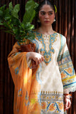 Saira Rizwan Laanem Embroidered Lawn Unstitched 3Pc Suit SRL26-05A AZURA