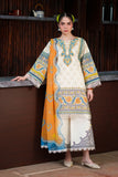 Saira Rizwan Laanem Embroidered Lawn Unstitched 3Pc Suit SRL26-05A AZURA