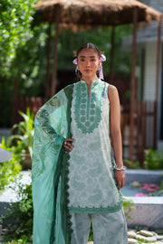Saira Rizwan Laanem Embroidered Lawn Unstitched 3Pc Suit SRL26-06B ZAREEN