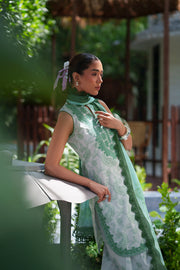 Saira Rizwan Laanem Embroidered Lawn Unstitched 3Pc Suit SRL26-06B ZAREEN