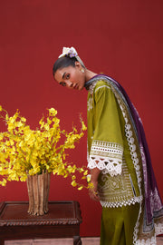 Saira Rizwan Laanem Embroidered Lawn Unstitched 3Pc Suit SRL26-07A NERAYA