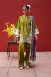Saira Rizwan Laanem Embroidered Lawn Unstitched 3Pc Suit SRL26-07A NERAYA