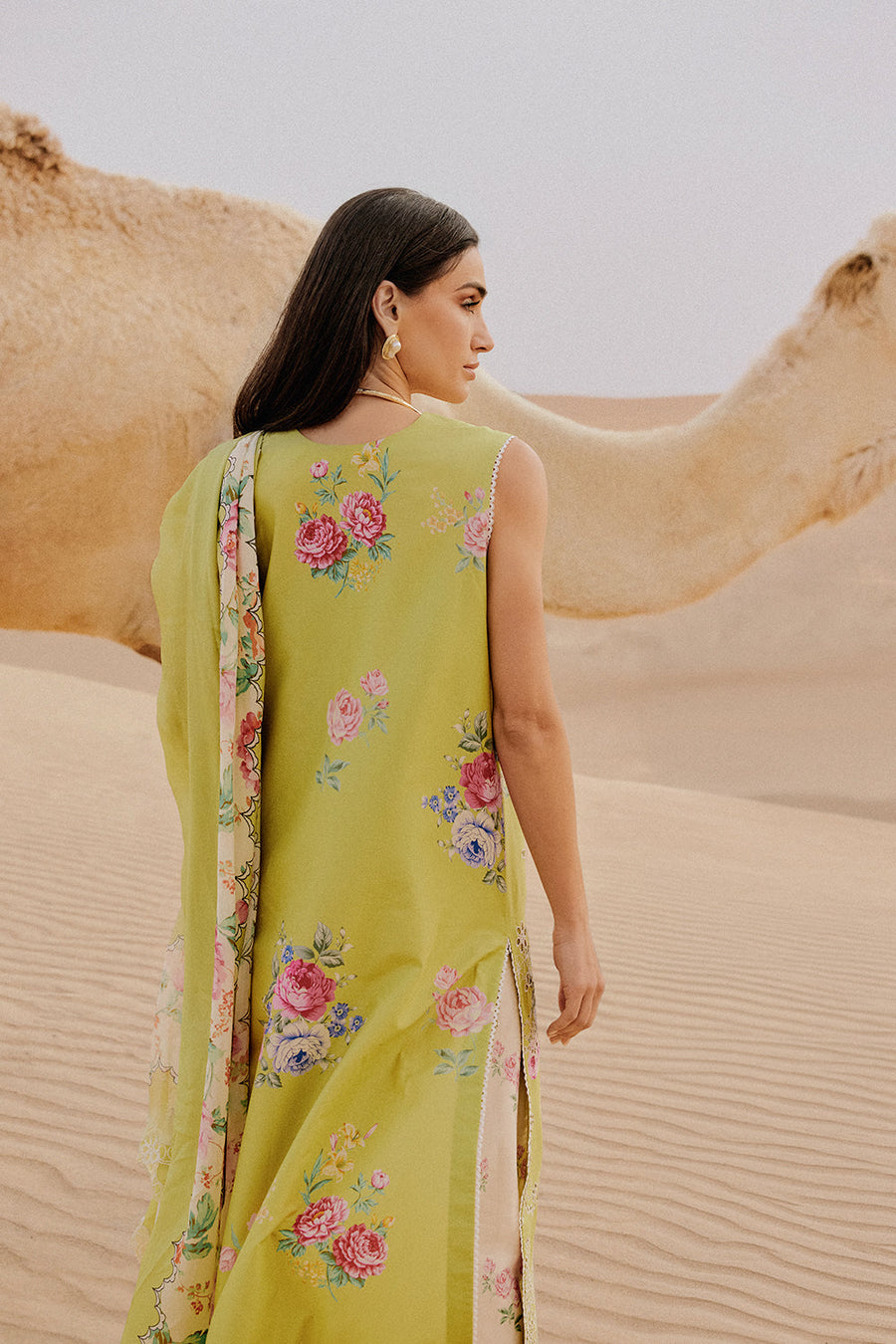 Saira Rizwan Embroidered Luxury Lawn Unstitched 3Pc Suit SRL26-08 NAVA