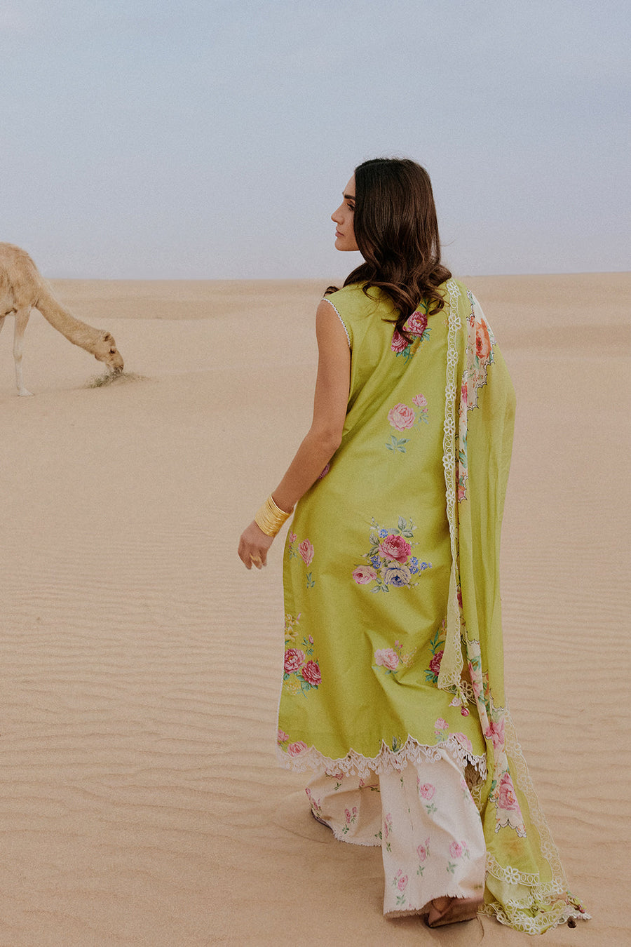 Saira Rizwan Embroidered Luxury Lawn Unstitched 3Pc Suit SRL26-08 NAVA
