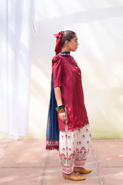 Saira Rizwan Laanem Embroidered Lawn Unstitched 3Pc Suit SRL26-08B ELOWEN