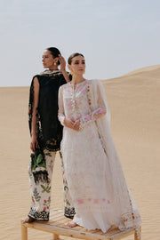 Saira Rizwan Embroidered Luxury Lawn Unstitched 3Pc Suit SRL26-09 IZEL