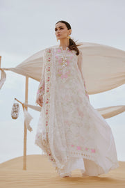 Saira Rizwan Embroidered Luxury Lawn Unstitched 3Pc Suit SRL26-09 IZEL