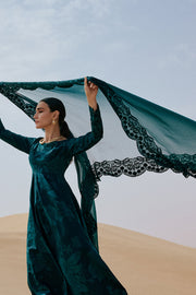 Saira Rizwan Embroidered Luxury Lawn Unstitched 3Pc Suit SRL26-10 ZOMOROD