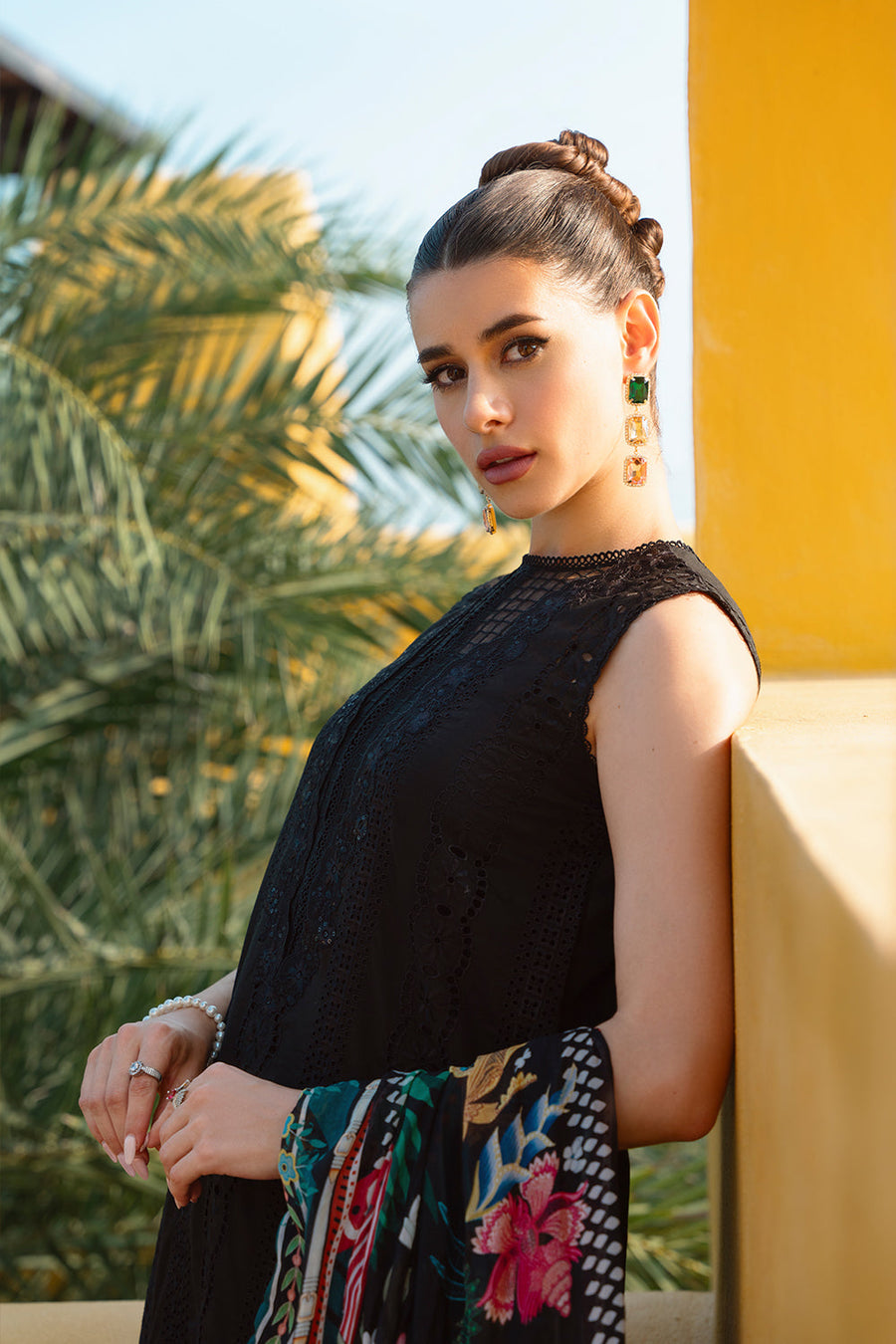 Saira Rizwan Embroidered Lawn Unstitched 3Pc Suit SRLL2-24-01 Ayzel