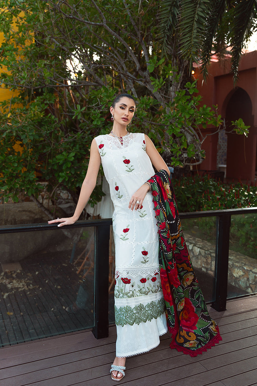 Saira Rizwan Embroidered Lawn Unstitched 3Pc Suit SRLL2-24-03 Aira