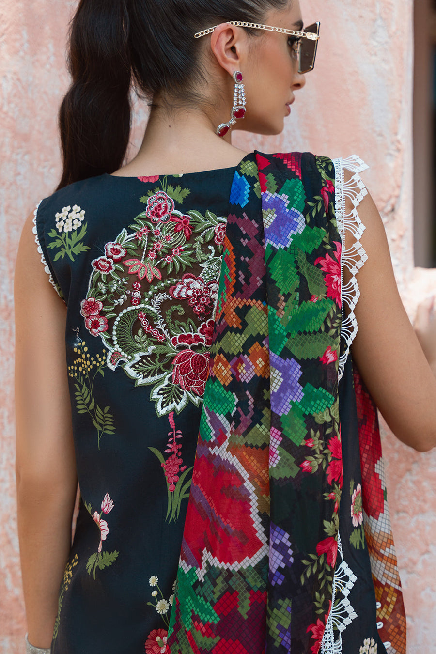 Saira Rizwan Embroidered Lawn Unstitched 3Pc Suit SRLL2-24-08 Cecil