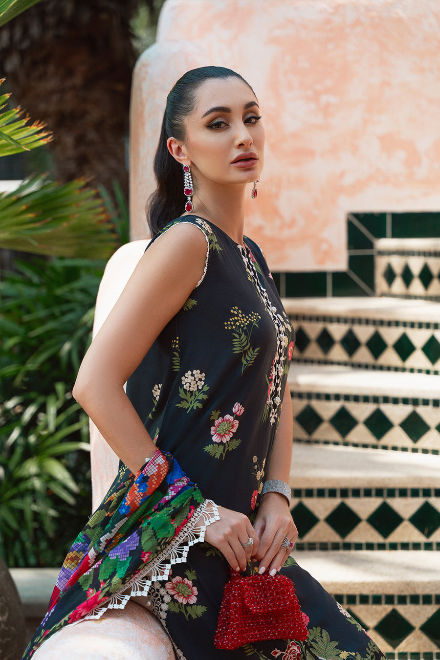 Saira Rizwan Embroidered Lawn Unstitched 3Pc Suit SRLL2-24-08 Cecil
