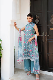 Saira Rizwan Embroidered Lawn Unstitched 3Pc Suit SRLL2-24-09 Amal