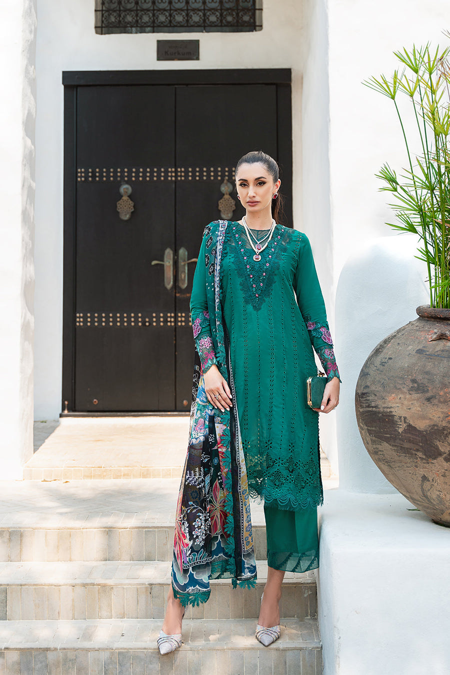 Saira Rizwan Embroidered Lawn Unstitched 3Pc Suit SRLL2-24-10 Jane
