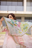Saira Rizwan Embroidered Luxury Lawn Unstitched 3Pc Suit SRLL24-01 LAUREL