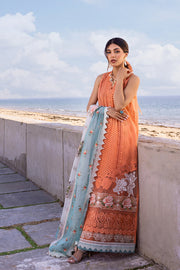 Saira Rizwan Embroidered Luxury Lawn Unstitched 3Pc Suit SRLL24-04 MABE