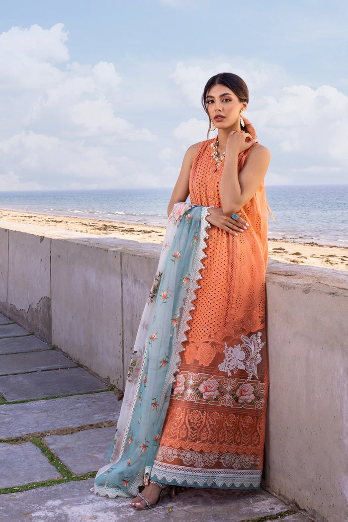 Saira Rizwan Embroidered Luxury Lawn Unstitched 3Pc Suit SRLL24-04 MABE