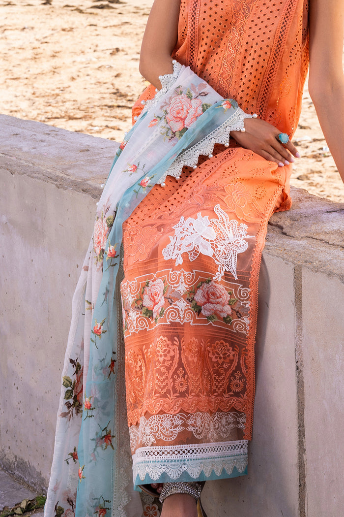 Saira Rizwan Embroidered Luxury Lawn Unstitched 3Pc Suit SRLL24-04 MABE