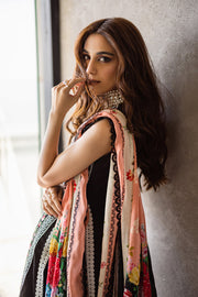 Saira Rizwan Embroidered Luxury Lawn Unstitched 3Pc Suit SRLL24-06 EMBER
