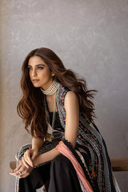 Saira Rizwan Embroidered Luxury Lawn Unstitched 3Pc Suit SRLL24-06 EMBER