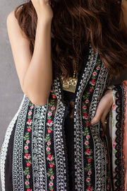 Saira Rizwan Embroidered Luxury Lawn Unstitched 3Pc Suit SRLL24-06 EMBER
