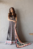 Saira Rizwan Embroidered Luxury Lawn Unstitched 3Pc Suit SRLL24-06 EMBER