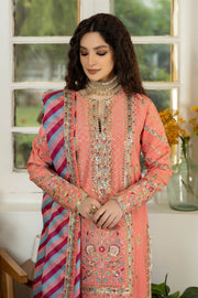 Jahaa'n Ara by Serene Embroidered Raw Silk Unstitched Suit SRS-01