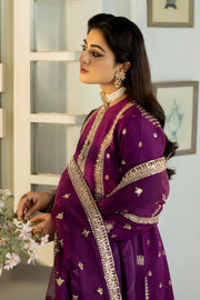 Jahaa'n Ara by Serene Embroidered Raw Silk Unstitched Suit SRS-02