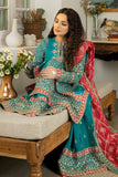 Jahaa'n Ara by Serene Embroidered Raw Silk Unstitched Suit SRS-03