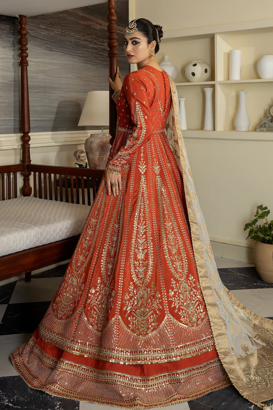 Jahaa'n Ara by Serene Embroidered Raw Silk Unstitched Suit SRS-10