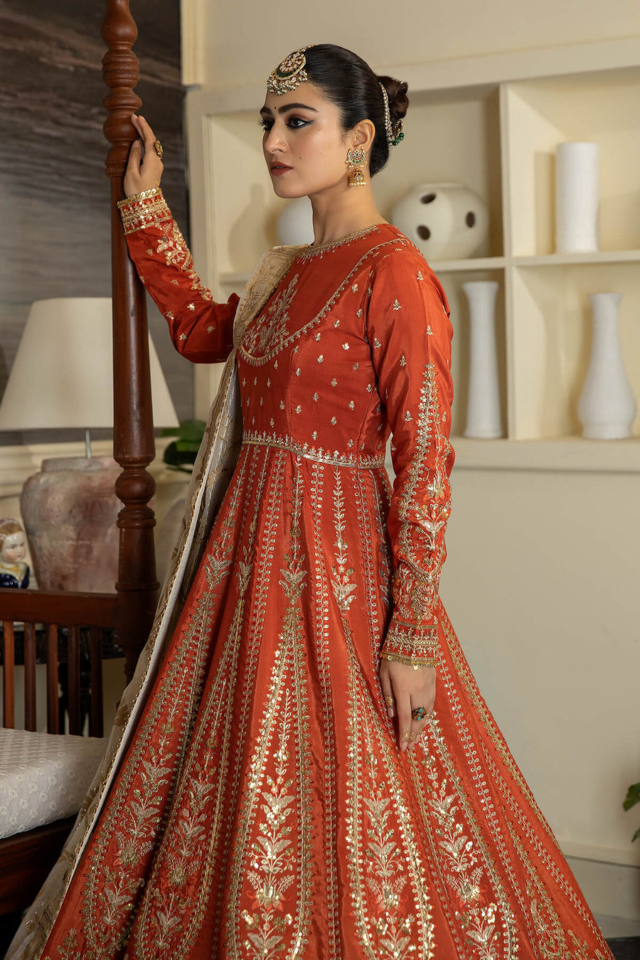 Jahaa'n Ara by Serene Embroidered Raw Silk Unstitched Suit SRS-10
