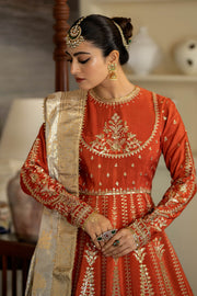 Jahaa'n Ara by Serene Embroidered Raw Silk Unstitched Suit SRS-10