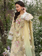 Vintage Flora by Manara Embroidered Lawn Unstitched 3Pc Suit SS-02 SABA