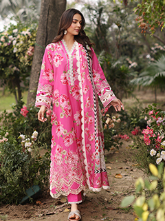 Vintage Flora by Manara Embroidered Lawn Unstitched 3Pc Suit SS-03 LEANA