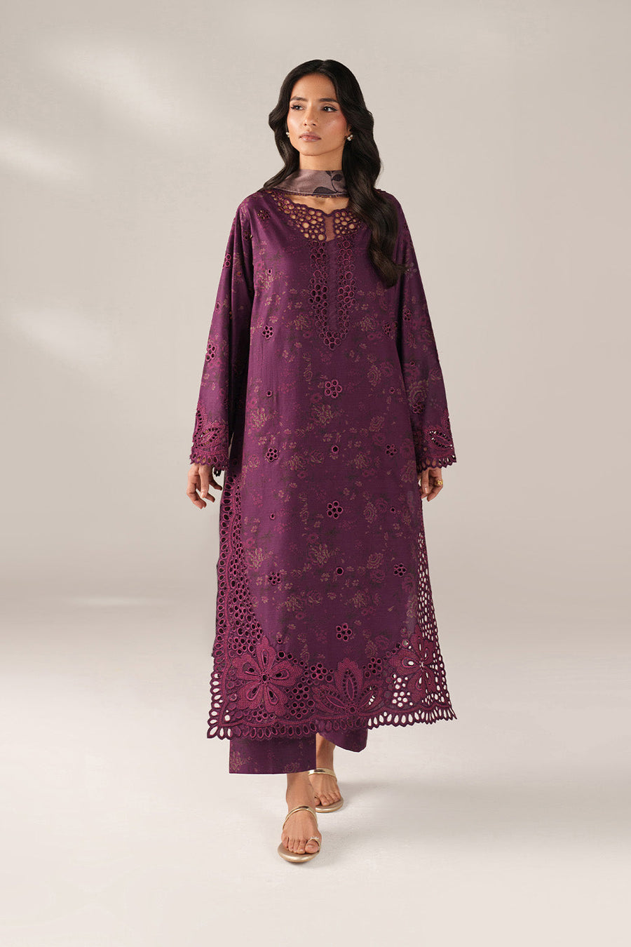 IZNIK Spring Summer Embroidered Lawn Unstitched 3Pc Suit SS-08