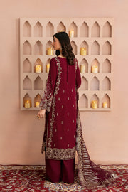 Ramsha Shehnai Embroidered Raw SIlk Unstitched 3Pc Suit SS-102