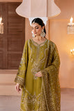 Ramsha Shehnai Embroidered Raw SIlk Unstitched 3Pc Suit SS-106
