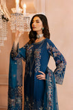 Ramsha Shehnai Embroidered Raw SIlk Unstitched 3Pc Suit SS-107