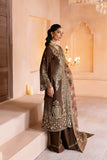 Ramsha Shehnai Embroidered Raw SIlk Unstitched 3Pc Suit SS-108