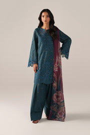 IZNIK Spring Summer Embroidered Lawn Unstitched 3Pc Suit SS-10