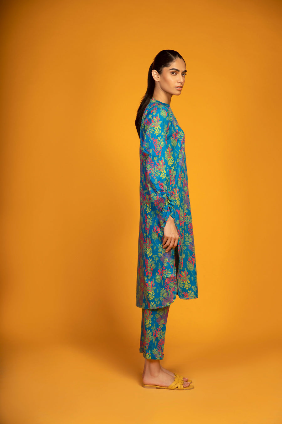 SAHAR Spring Summer Unstitched Printed Lawn 2 Piece Suit SSL-V3-23-11