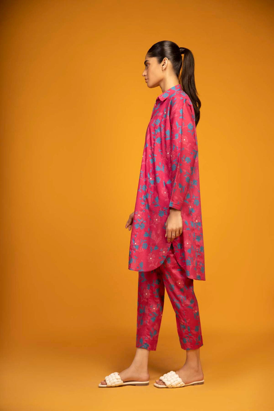 SAHAR Spring Summer Unstitched Printed Lawn 2 Piece Suit SSL-V3-23-13