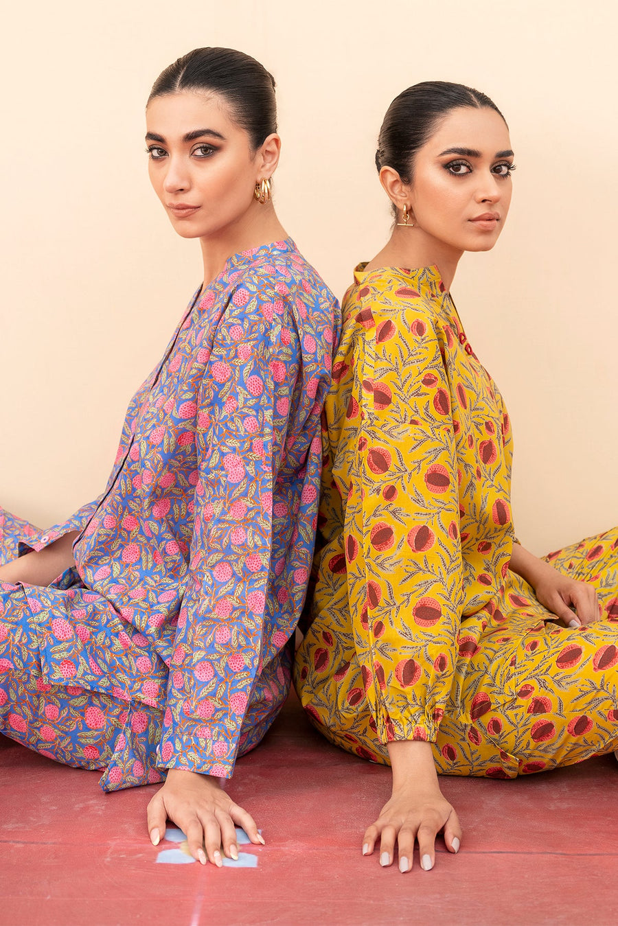 SAHAR Spring Summer Unstitched Printed Lawn 2 Piece Suit SSL-V3-23-17