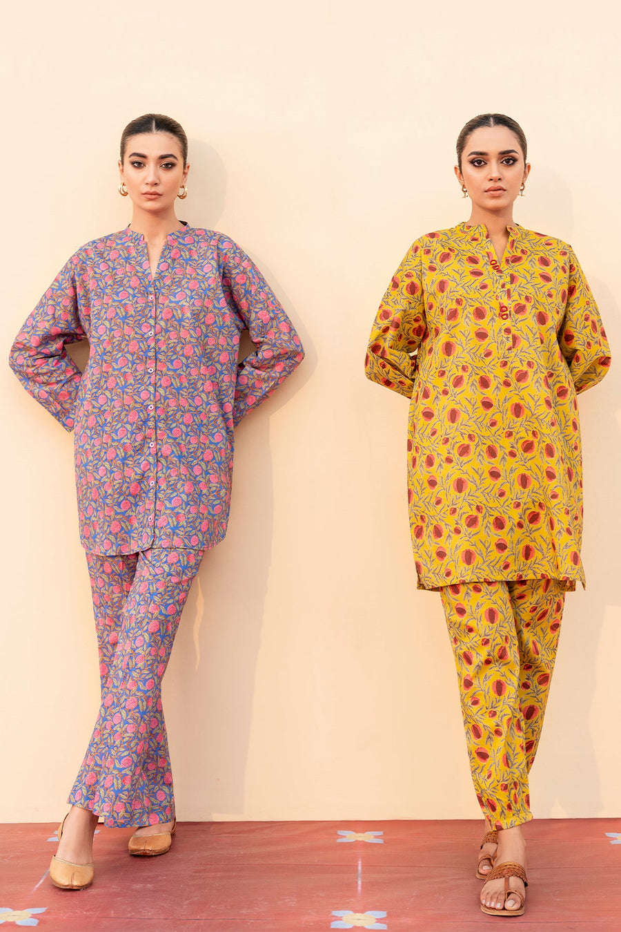 SAHAR Spring Summer Unstitched Printed Lawn 2 Piece Suit SSL-V3-23-20